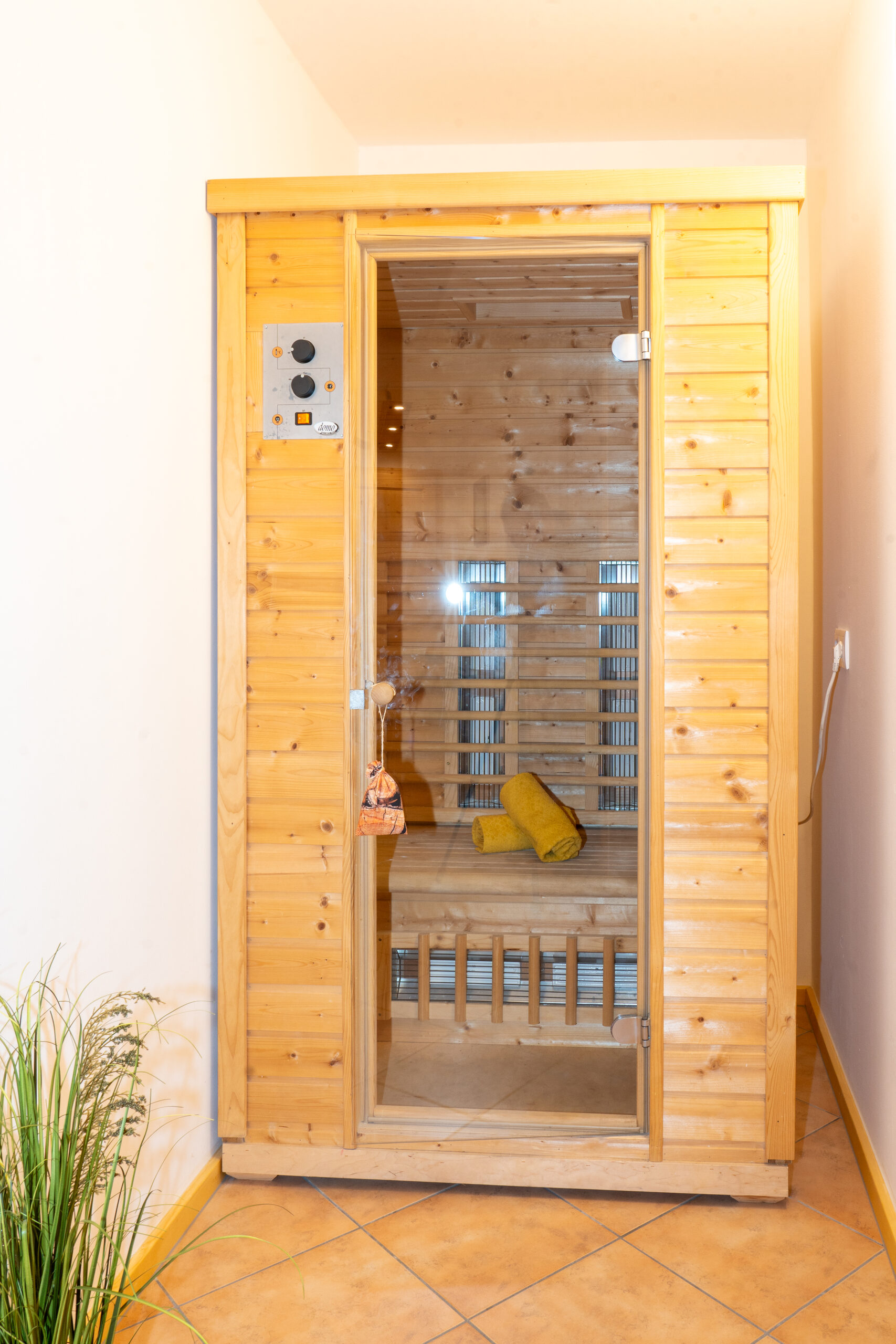 Private Infrarotsauna in der Ferienwohnung im Haus Rathgeb